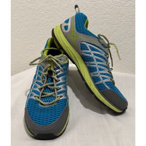 Eddie Bauer Walking Running Training Shoes Sneakers Women's Sz 10 Blue Green EUC